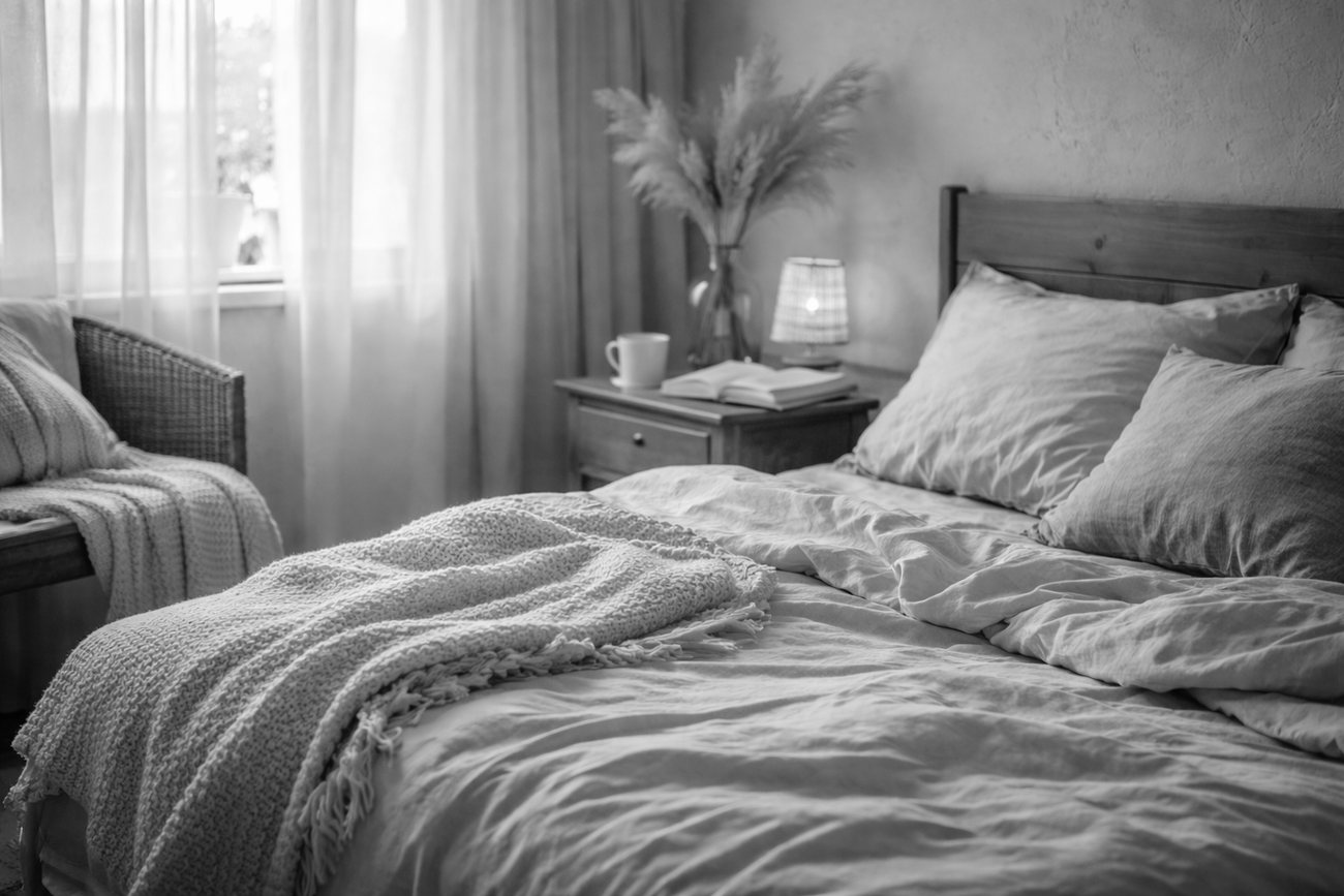 Ședință boudoir la tine acasă, confort și autenticitate — Demeter Studios