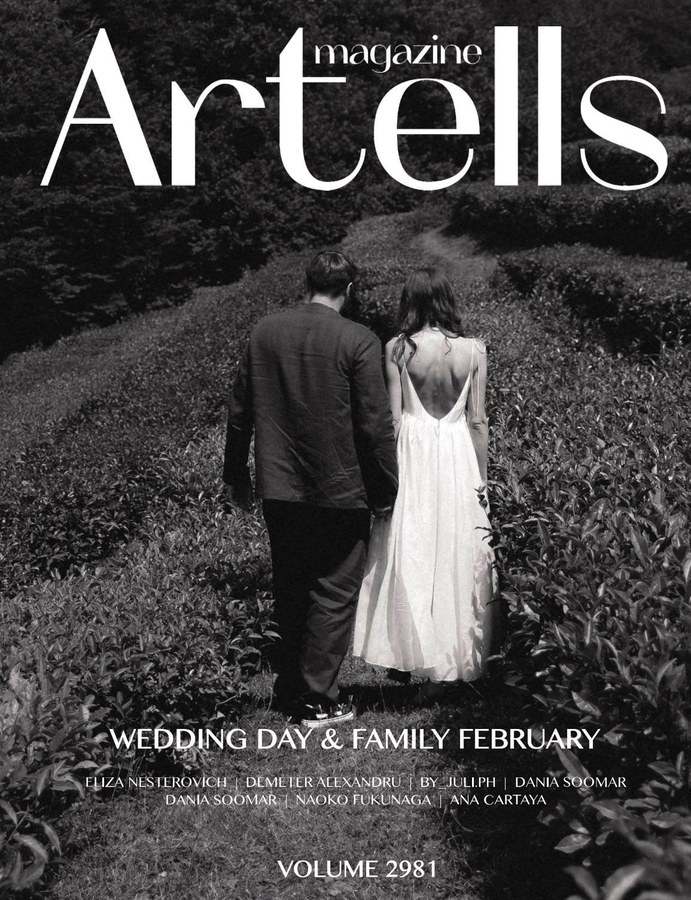 Coperta Artells Magazine Vol. 2981 — Wedding Day & Family February, cu materialul Demeter Studios