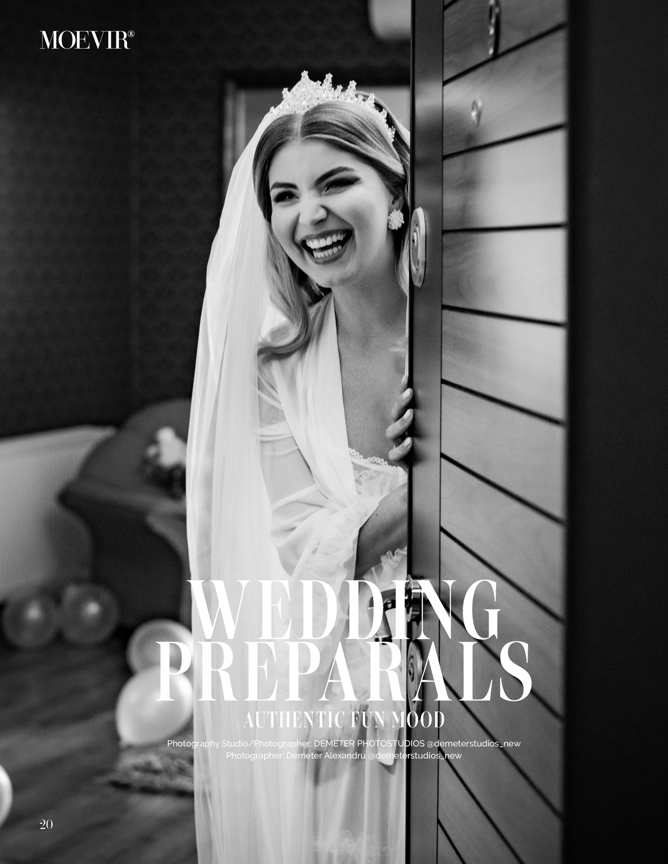 Material de nuntă Demeter Studios publicat în MOEVIR Magazine Paris — Wedding Preparals, Authentic Fun Mood